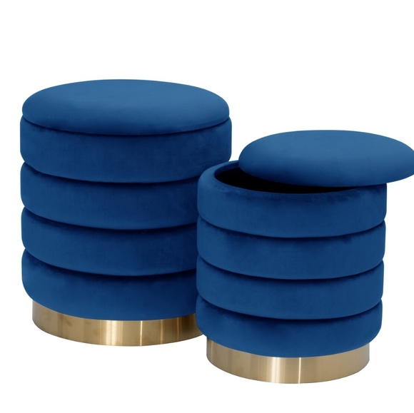 Levin Ottomans - Picture 1 of 2